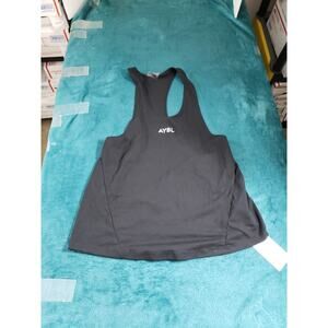 AYBL Shirt Size Medium Mens Black Sleeveless Tanktop Body builder UK NWT